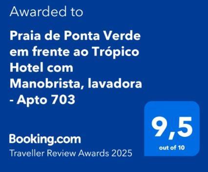 Praia De Ponta Verde Em Frente Ao Tropico Hotel Com Garagem, Wi-Fi, Lavadora - Apto703 Масейо Екстер'єр фото
